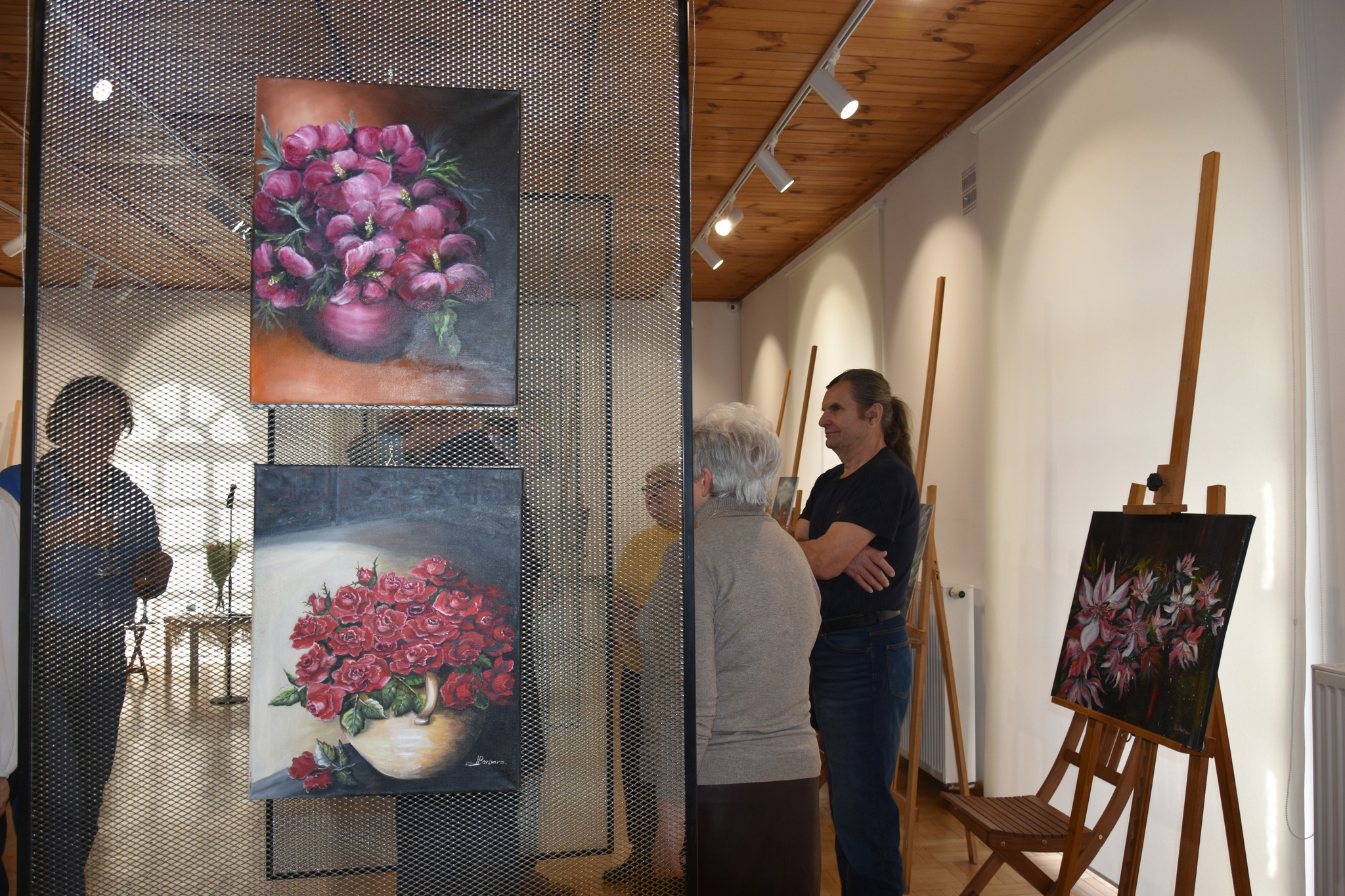 Malwy, róże, fiołki... - Wernisaż wystawy Barbary Harasim